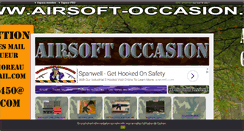 Desktop Screenshot of airsoft-occasion.fr