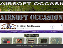 Tablet Screenshot of airsoft-occasion.fr